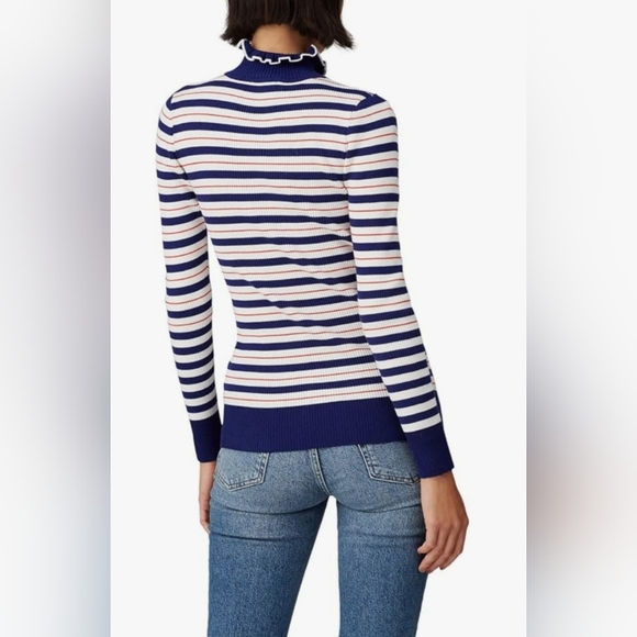 Scotch & Soda Rent The Runway Pre-Loved Rib Knit Turtleneck, Size Large, NWOT - Picture 3 of 11